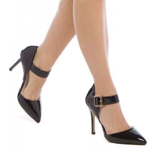 NIB PATENT LEATHER FAUX HIGH HEEL PUMPS SHOES NEW